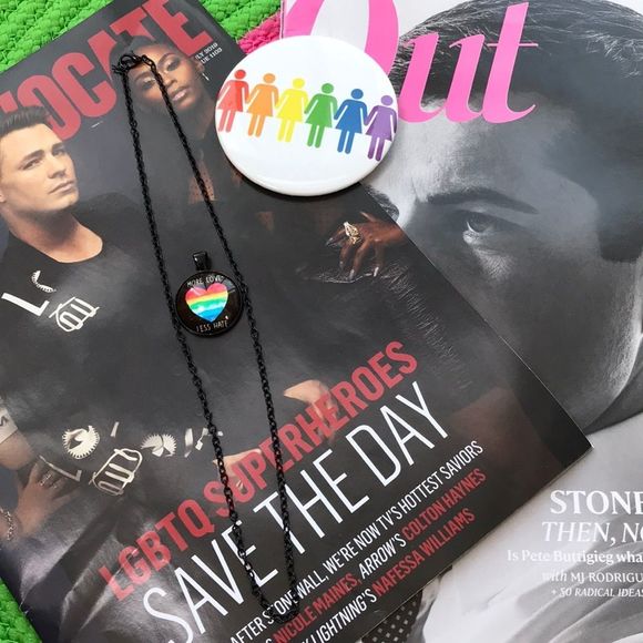 🌈MORE LOVE LESS HATE NECKLACE 🌟NEW✨ - Picture 2 of 8